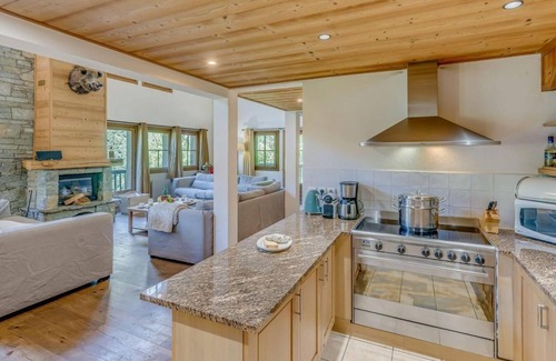 Les Brevieres Ski Chalet | Chalet, 200m from ski slopes, view ski slopes, sauna, terrace, balcony, fireplace or stove, tv