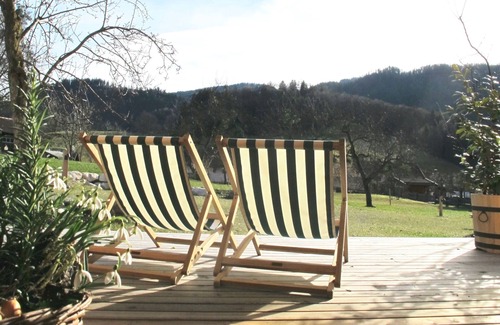 Unterwoessen Ski Chalet | Chalet am Birnbaum, whole house, 140 sqm for 2-6 persons, 2 bedrooms, 2 bathrooms, sauna