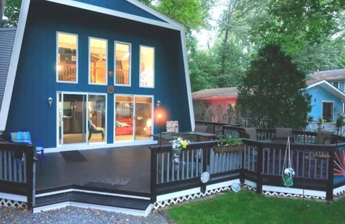 Rehoboth Beach Ski Chalet | Chalet by the Bay Charming Beach Getaway