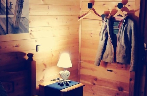 Luceram Ski Chalet | Chalet Deer with private pool and access Spa in winter.
