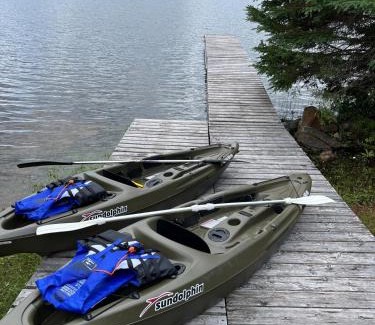 Nominingue Ski Chalet | Chalet familial forêt & kayak