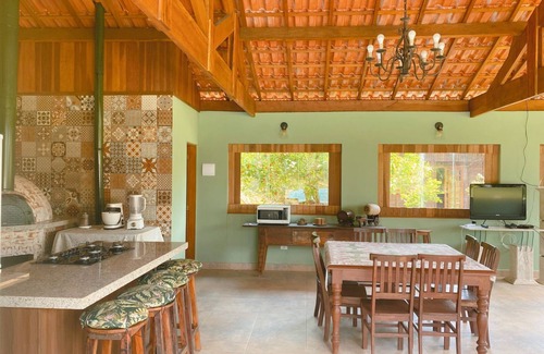 Juquitiba Ski Chalet | Chalet Hibisco Amarelo 1 hr SP in the Atlantic Forest, Conexão e Natureza site