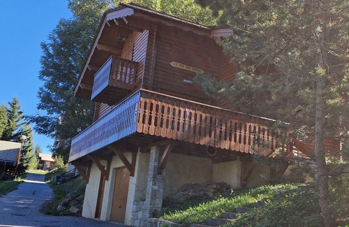 Montalbert Ski Chalet | Chalet in Montalbert: 3 Bedrooms, Mezzanine, Fireplace, Equipped Kitchen, Parking