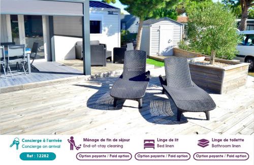 Saint-Hilaire-de-Riez Ski Chalet | Chalet pour 6 à St-Hilaire - Piscine chauffée