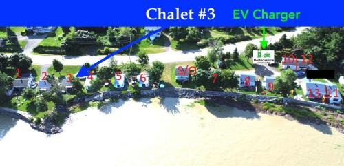 Cap-Saint-Ignace Ski Chalet | Chalet Studio #3 Waterfront with Spa Fireplace & Wifi