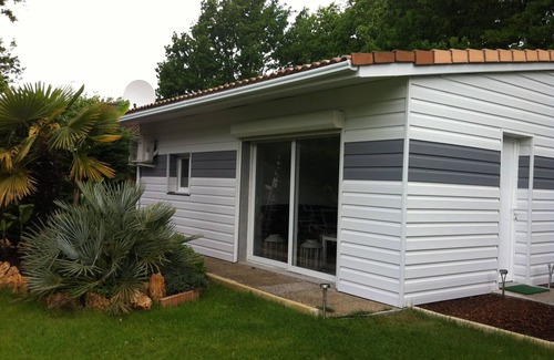 Lege-Cap-Ferret Ski Chalet | Chalet Studio 40m2, in wooded garden, Ocean, Pool 5mn, 400m from shops