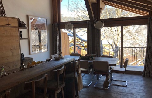 Le Praz Apartment | Chalet style Duplex for 10 guests classified "Dream mountain accommodation" *