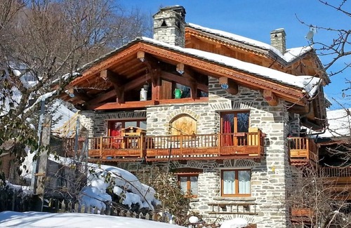 Villaroger Ski Chalet | Chalet, wifi, ski-in/ski-out & foot of the slopes, fitness, sauna, terrace, balcony