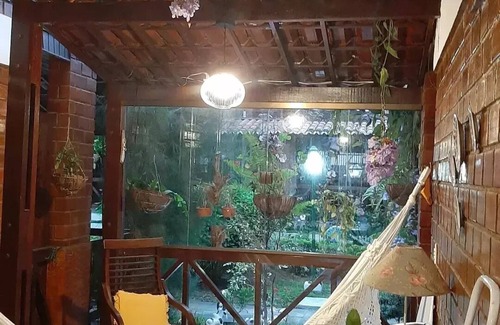 Novo Gravata Ski Chalet | Chalet with heated pool and children's playground