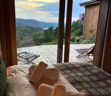 Gerardmer Ski Chalet | Chalets Hissala, vue lac et sauna