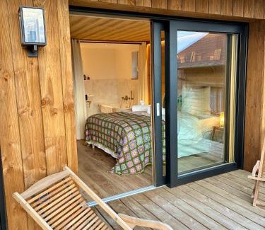 Gerardmer Ski Chalet | Chalets Hissala, vue lac et sauna