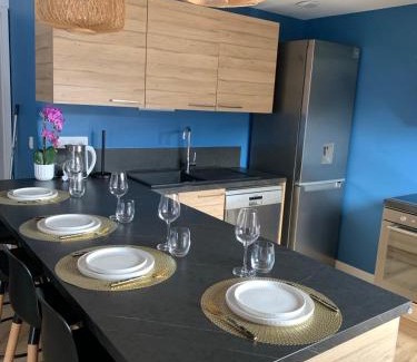 Albertville Apartment | Chaleureux T4, petit déjeuner offert, boisson rafraîchissante pour la bienvenue, repas du soir fondue, raclette sur demande