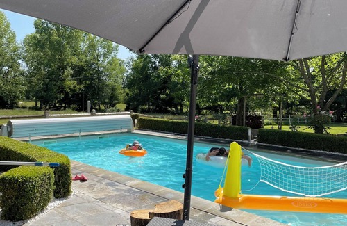 Saint-Georges-du-Bois Bed & Breakfast | Chambres d'Hote sleeps 2 with pool and fully equipped kitchen Le Mans/Circuit 24 H