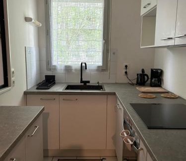 La Celle-sous-Gouzon Apartment | Charmant 2P Cosy Bord de Seine avec terrasse