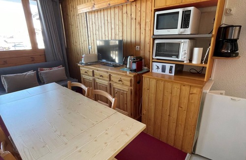 Plagne Centre Apartment | Charmant T2 Plagne Villages, Skis aux Pieds