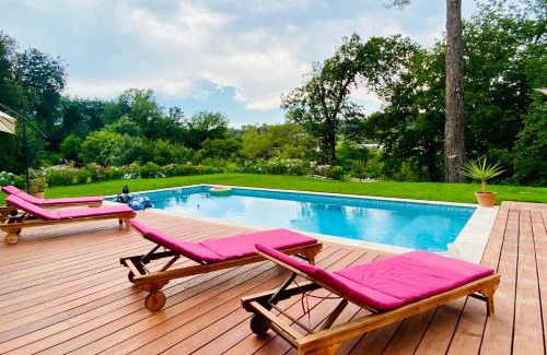 Les Maillans Villa | Charmante villa avec piscine au calme, 6 personnes