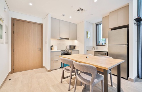 Dubai Apartment | Charming 1BR w/Airy Terrace + Pool & Gym Access