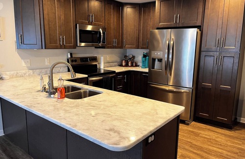 Lydia Apartment | Charming 2-bedroom apartment MINUTES from Darlington Raceway with pond views