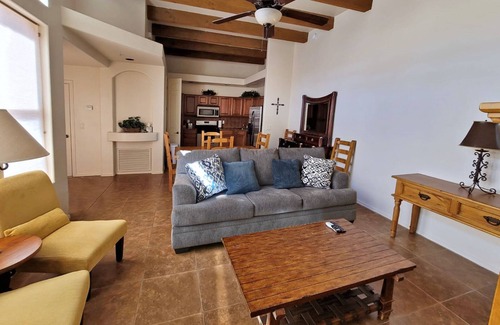 Tumacacori House | Charming 2BR-2.5BA Townhome- Access to Pool, Hot Tub & Gym