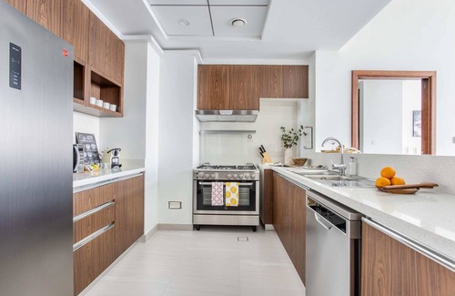 Bur Dubai Apartment | Charming 2BR w/Dubai Frame Views & Close to Metro