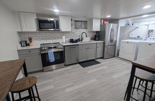 Ogden Apartment | Charming 3-bedroom private basement apartment with WiFi, AC in enchanting Ogden.