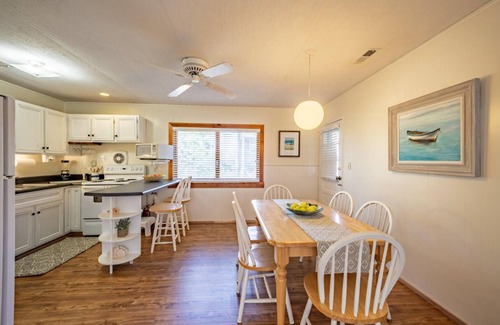 Avon Cottage | Charming beach cottage, 2 min. walk to the ocean! Pet friendly.