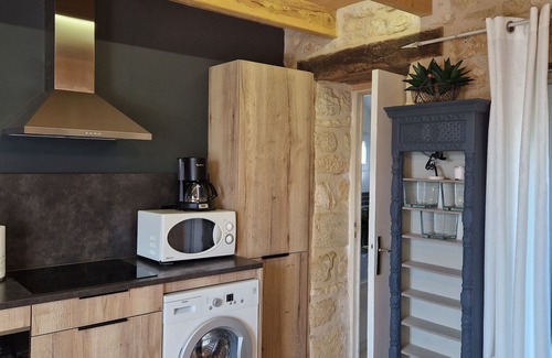 Sarlat-la-Caneda House | Charming french house, authenticity, exposed stones, beams, fireplace