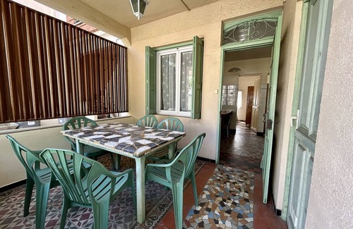 Plage d'Argeles Apartment | Charming Garden-Level T3, 50m Beach, Private Parking