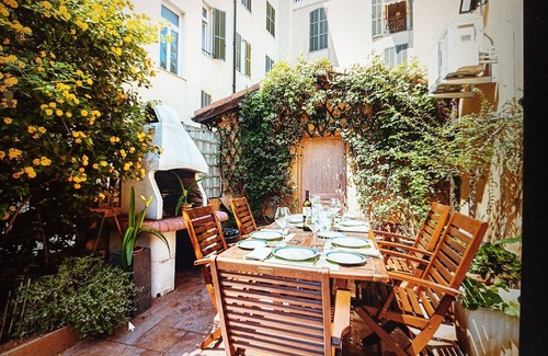 Bordighera Apartment | Charming Ground Level Studio Apartment in Villa