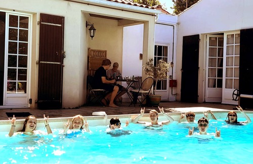 La Rochelle Villa | Charming House + Family Gites + Pool/La Rochelle, sleeps 20+