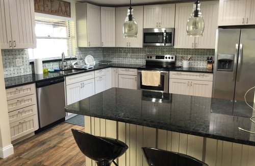 Odessa House | Charming lakefront 4-bedroom house, sleeps 10 adults. Come and Relax