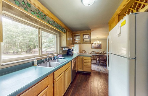 St Germain House | Charming Lakeview cabin w/dock, fire pit, gas grill, & WIFI, Dogs-YES