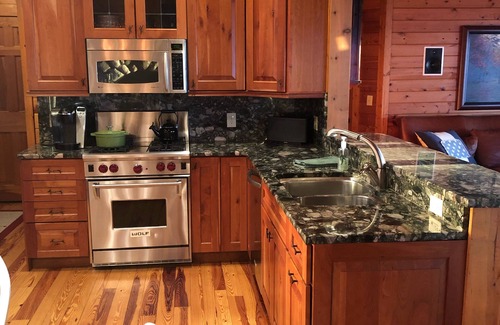 Traverse City Cabin | Charming Log Cabin and Guest House on Beautiful East Grand Traverse Bay