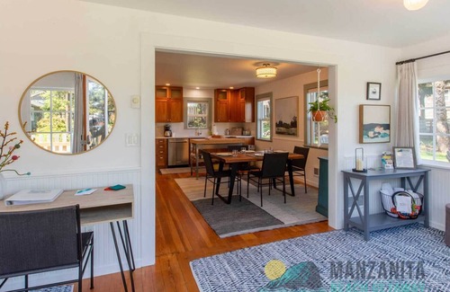 Manzanita House | Charming, ocean view cottage near the beach, dog friendly, and situated on a double lot.