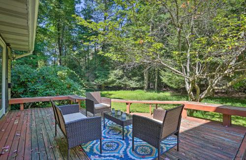 Saylorsburg House | Charming Saylorsburg Retreat with Game Room and Patio!