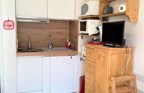 Praz-sur-Arly Apartment | Charming studio+garden with slope view in Praz-sur-Arly
