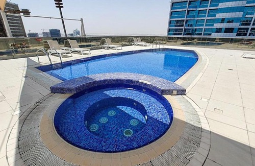 Dubai Sports City Apartment | Charming Studio near Golf Course at The Spirit Tower in Sports City