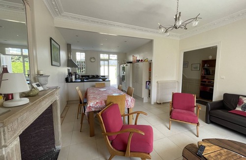 Cabourg House | Charming Villa in Cabourg: 200m to Beach, 5 Bedrooms, Garden, Parking