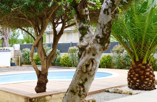 Artigues-pres-Bordeaux House | Chartreuse Coup Vacances Famille-piscine-jardin