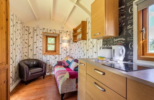 Trunch Cabin | Cheviot Shepherd Hut | a glamping shepherds hut perfect for a small family with children