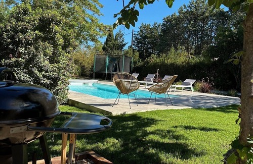 Salles-d'Aude Villa | Chez Madame Paulette Villa with swimming pool and spa 15 minutes from the sea
