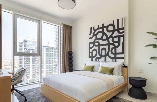 Bur Dubai Apartment | Chic 1BR Apartment in 1 Residences - Near Metro!