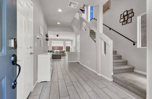Enterprise House | Chic 4BR Getaway w/Pool Table, Workspace & Parking