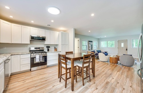Paw Paw Lake House | Chic Watervliet Digs - Walk to Paw Paw Lake!