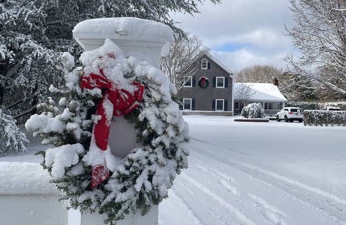 Village of Southampton House | Christmas At the Beach in The Hamptons' "Christmas Village"