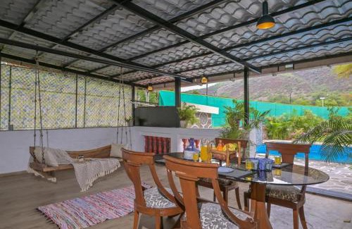 Kusgaon Budruk House | Cliff View Villa With Huge Swimming Pool and Baby Pool