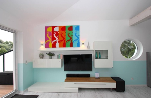 Gohren House | Close to the beach, balcony, sea view, sauna, free adventure pool - Beach House Palstek