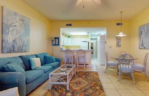 Fort Morgan Condo | Coastal condo w/Gulf views, balcony, shared pool & spa, fitness center