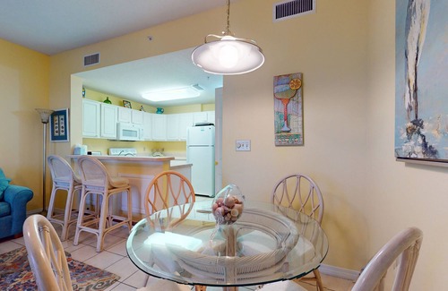 Fort Morgan Condo | Coastal condo w/Gulf views, balcony, shared pool & spa, fitness center