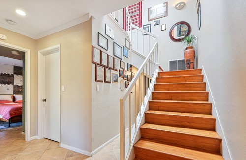 Del Mar Heights House | Coastal ocean views, volleyball court, pool and spa! Sail the World